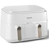 Dviejų krepšelių gruzdintuvė Philips 3000 serija NA353/10, 9 l, Balta