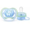 Philips Avent čiulptukas Ultra Air Deco mėlynas elephant 0-6M (1 gab) boy SCF086/01