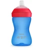 Philips AVENT puodelis minkštu, kramtymui atspariu snapeliu, 300 ml, mėlynas