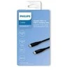 Philips USB-C – USB-C USB kabelis 2 m juodas (DLC5206C / 00)