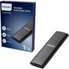 Kietasis diskas <p>Philips Externe SSD 1TB Ultra Speed Pilkas</p>