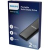 Kietasis diskas Philips Ultra Portable SSD 2TB Pilka išorinis SSD diskas (FM02SS030P/00)