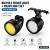 Piederums velosipēdiem iLike 2PCS Bicycle Front & Rear Light Set – USB Rechargeable LED Bike Lights for Mountain & Road Bikes Electric Bik CB-18163 ()