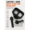 Piederums velosipēdiem iLike JOHORSE Rechargeable Bike Light with 120dB Horn USB Rechargeable LED Bicycle Headlight High/Low Beam IPX4 W CB-18135 ()