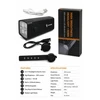 Piederums velosipēdiem iLike Rechargeable Bicycle Headlight with 120dB Electric Horn 300 Lumens LED Bike Light USB Rechargeable Handleba CB-1805401 ()