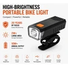 Piederums velosipēdiem iLike USB Rechargeable Bike Front Light JH420 High Brightness LED Bicycle Headlight IP65 Atsparus vandeniui Cycling Light JH420 ()