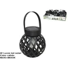 „Garden4You“ pakabinamas saulės žibintas, 12 LED, 12,00 x 12,00 x 13,00, „GARDEN ENJOY“
