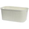 Alsea Plastikinis krepšelis su megztu raštu 27 l 22764 W balta 50 5 x 33 5 x 23 5 ALSEA 22764 W