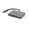 USB-C šakotuvas Platinet 3in1 (PMH9991T) (1xHDMI 4K; 1xUSB-C; 1xUSB 3.2)