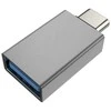 Adapteris USB Platinet USB-A - USB-C Sidabrinė (PMMA9051)