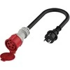 Platinet EV adapteris CEE 32A (F) - Schuko 16A (M) (EV_A22C35S)
