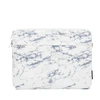 Krepšys iLike krepšys nešiojamam kompiuteriui 15-16 Inches Fabric Nešiojamas kompiuteris Bag With Strap Marble Baltas ILIUN15LBMW