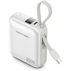 „Vention“ 10000mAh 35W – išorinė baterija su USB-C laidu (smėlio spalvos)