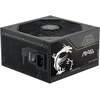 MSI MAG A1000PLS PCIE5 EU Juoda Reljefinis kabelis 1000W pilnai modulinis Platininis ENFR spalvota dėžutė medinis padėklas 120M
