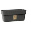 Lumarko Stefanplast gėlių dėžutė su padėklu Ethica 30x13x12cm pilka