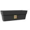 Lumarko Stefanplast gėlių dėžutė su padėklu Ethica 50x18x17cm pilka
