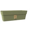 Lumarko Stefanplast gėlių dėžutė su padėklu Ethica 50x18x17cm žalia