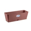 Vazonas LIBERTY lovelis su vand. rez. 9 L 50x18x16 cm ruda sp. 87569 STEFANPLAST