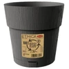 Lumarko Stefanplast Gėlių vazonas su padėklu Ethica Ø15x15cm pilka