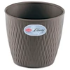 Lumarko Stefanplast Gėlių vazonas Liberty Ø20x19cm pilkas