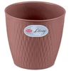 Lumarko Stefanplast Vazonas Liberty Ø25x23cm rudas