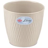 Lumarko Stefanplast Vazonas Liberty Ø30x27cm baltas