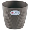 Lumarko Stefanplast gėlių vazonas Liberty Ø30x27cm pilkas