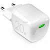 Puro Elektrik Puro 20W GaN USB-C laidinis įkroviklis – baltos spalvos