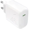 Puro PROLITE 45W USB-C laidinis įkroviklis – baltos spalvos