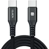 USB kabelis Quick USB-C - USB-C 1,5 m juodas (4752168141267)