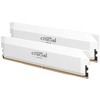 RAM „Crucial Pro Overclocking“ 32 GB [2 x 16 GB 6400 MHz DDR5 CL32 UDIMM] balta