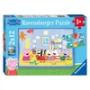 Ravensburger Dėlionė 2x12 vnt. - Kiaulytė Peppa