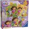 Ravensburger 3 dėlionės „Dora“, 25–49 det., nuo 4 m.