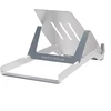 R Go Tools Nešiojamojo kompiuterio stovas R-Go Riser Basic - ergonomiškai sulankstomas ir reguliuojamas, AGR sertifikuotas, lengvas Hylite aliuminis - 55,9 cm - 10" - 22" - sidabrinis