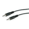 Kabelis Roline Jack 3.5mm - Jack 3.5mm 1m juoda (11.09.4501)