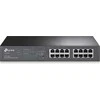 Šakotuvas TP-LINK komutatorius TL-SG1016PE, valdomas žiniatinklyje, montuojamas į stelažą, 1 Gbps (RJ-45) jungčių kiekis: 16, PoE+ jungčių kiekis: 8