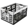 Keeeper Folding box with load capacity iki 50kg Ben 54x37x28cm 45L light sidabrinis color