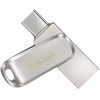 Sandisk 128GB Ultra Dual Drive Luxe USB 3.1/USB-C Sidabrinis