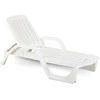 Bica Sun lounger Zanzibar baltas