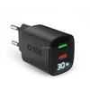 SBS 30W USB-A, USB-C juodas, su ekranu