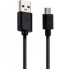 Setty laidas USB - microUSB 1,0 m 2A juodas R
