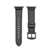 Araree Connect Hibrīda Ādas-Silikona Pulksteņa Siksna 38/40/41mm (M/L 132mm) Melna