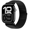 DUXDUCIS Dirželis Dux Ducis Apple Watch 38/40/41/42MM YE Nylon Braided Loop Wrist Strap Juodas