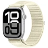 DUXDUCIS Dirželis Dux Ducis Apple Watch 42/44/45/46/49MM YE Nylon Braided Loop Wrist Strap Starlight