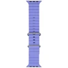 iWear S1 rievėtas minkštas silikoninis 20 mm dirželis, skirtas Apple Watch 49 mm / 45 mm / 44 mm / 42 mm alyvinė