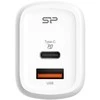 Silicon Power pakrovėjas USB-C/USB QM25 30W, baltas