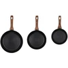Smile Quid Rinkinys 3 PATELNI Z KUTEGO ALUMINIUM 20/24/28CM MPC-SET/14/01