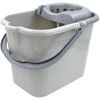 Lumarko Sauber 15 L oval bucket with a press mechanism and metal handle