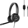 „Speedlink Metis“ stereo ausinės, 3,5 mm lizdas su Y formos adapteriu, juodos