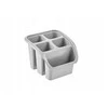 Keeeper Eternum Stalo įrankių padėklas Pino 16x16x12cm pilkas 4052396081947